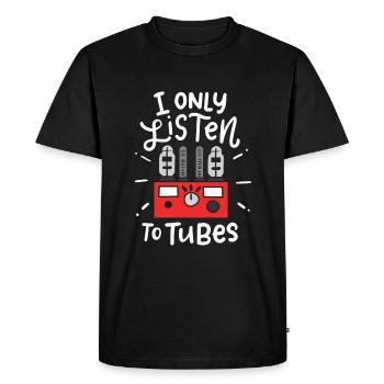Tube à vide analogique Retro 80s 90s Theme Party - T-shirt Premium bio Homme - noir - Devant - Nico (187cm)