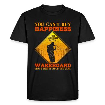 Wakeboarding Wakeboard | You can't do any luck - Men's Premium Organic T-Shirt - black - Front - Nico (187cm)
