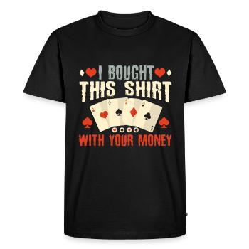 J’ai acheté cette chemise avec votre - T-shirt Premium bio Homme - noir - Devant - Nico (187cm)