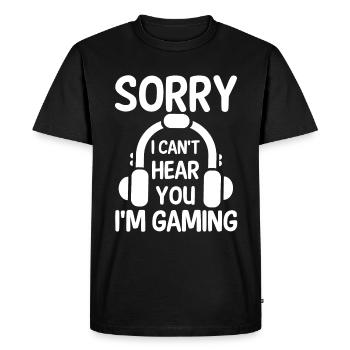 My Brain Is 99 Percent Lyrics - Men's Premium Organic T-Shirt - black - Front - Nico (187cm)