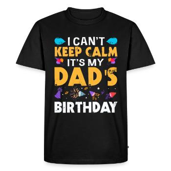 I can't stay calm, it's the - Men's Premium Organic T-Shirt - black - Front - Nico (187cm)
