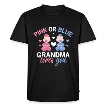 La légende a pris sa retraite - T-shirt Premium bio Homme - noir - Devant - Nico (187cm)