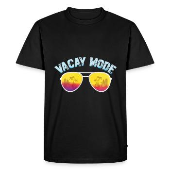 Vacay Mode Holiday Road Trip Tenue de vacances - T-shirt Premium bio Homme - noir - Devant - Nico (187cm)