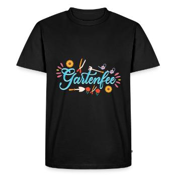 Jardinier Jardinage Hobby Jardinier Jardinage - T-shirt Premium bio Homme - noir - Devant - Nico (187cm)