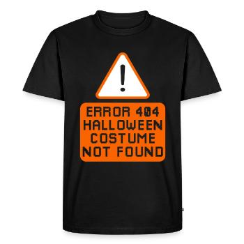 Erreur 404 costume introuvable - T-shirt Premium bio Homme - noir - Devant - Nico (187cm)