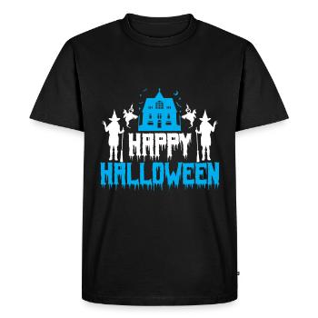 Happy Halloween outfit for October 31st - Men's Premium Organic T-Shirt - black - Front - Nico (187cm)