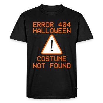 Erreur 404 costume introuvable - T-shirt Premium bio Homme - noir - Devant - Nico (187cm)
