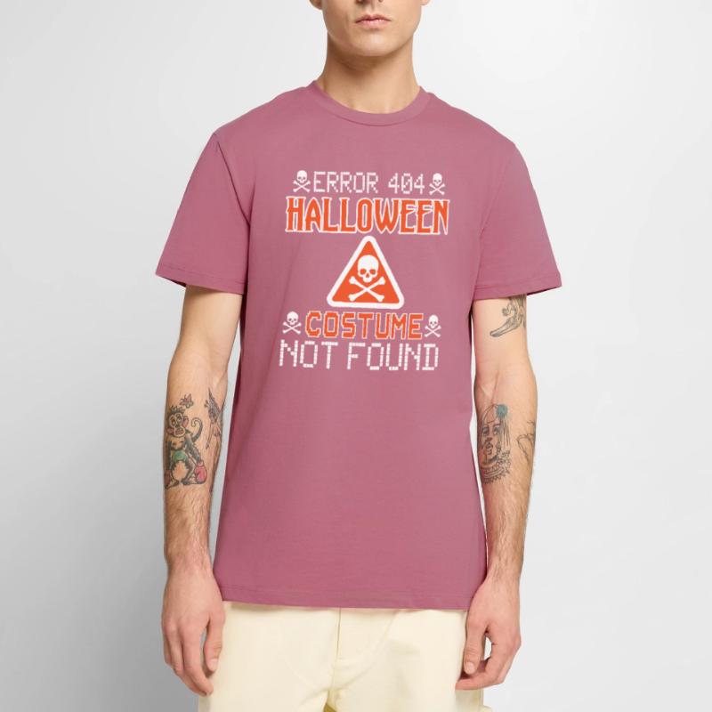 Error 404 Costume Not Found Halloween Coding Men's Premium Organic T-Shirt