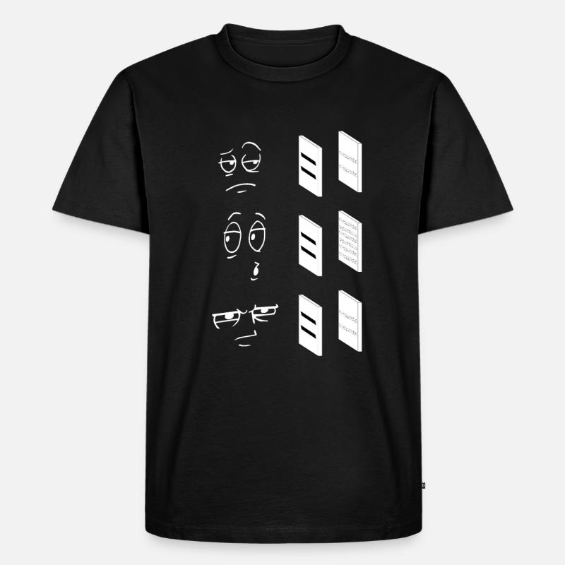 Quantum Physics Physics Study Motive - Men's Premium Organic T-Shirt - black