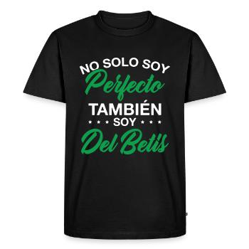 I'm not only perfect I'm also a Betis fan - Men's Premium Organic T-Shirt - black - Front - Nico (187cm)