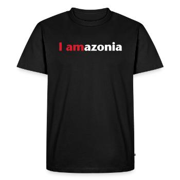 I am Amazonia - Amazônia Amazonas - Men's Premium Organic T-Shirt - black - Front - Nico (187cm)