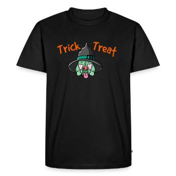 Trick or Treat T-Shirt - T-shirt Premium bio Homme - noir - Devant - Nico (187cm)