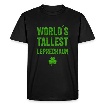 Lutin de la Saint-Patrick T-shirt Kobold - T-shirt Premium bio Homme - noir - Devant - Nico (187cm)