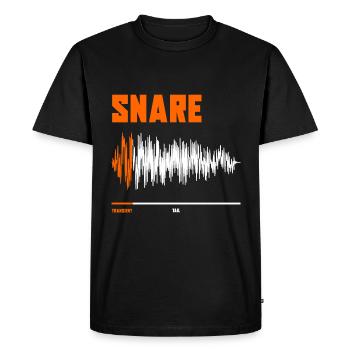 | de forme d’onde de caisse claire | de producteurs de musique Beatmaker - T-shirt Premium bio Homme - noir - Devant - Nico (187cm)