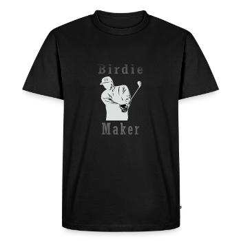 Birdie Maker. Birdie maker. For golfers - Men's Premium Organic T-Shirt - black - Front - Nico (187cm)