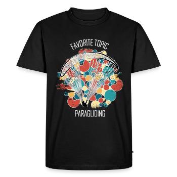Paragliding Gleitschirm Paragleiter Paraglider - Men's Premium Organic T-Shirt - black - Front - Nico (187cm)