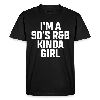 Cadeau rétro des années 90 des années 90 - T-shirt Premium bio Homme - noir - Devant - Nico (187cm)