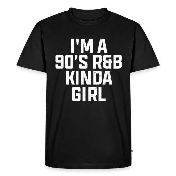 années quatre-vingt-dix - T-shirt Premium bio Homme - noir - Devant - Nico (187cm)