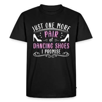 Danse Slogan Ballroom Couple Dance Dance Floor - T-shirt Premium bio Homme - noir - Devant - Nico (187cm)