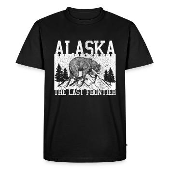 Alaska - T-shirt Premium bio Homme - noir - Devant - Nico (187cm)