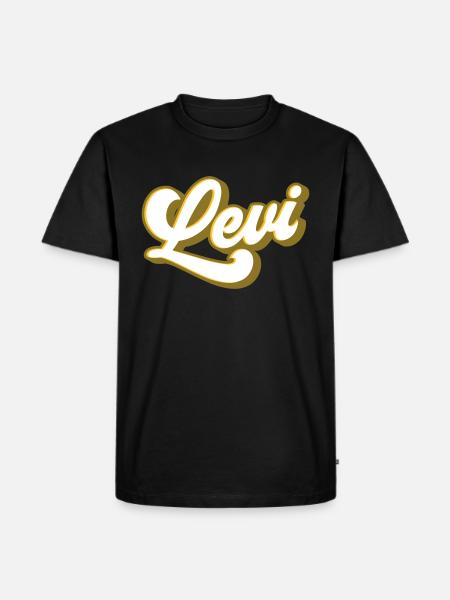Lévi | Couleurs changeantes - T-shirt Premium bio Homme - noir