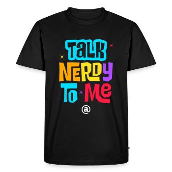 Entretien ringard à moi - T-shirt Premium bio Homme - noir - Devant - Nico (187cm)