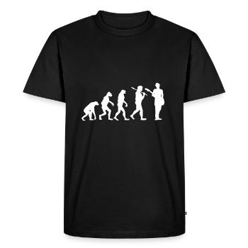 Evolution guitar guitarist music gift - Men's Premium Organic T-Shirt - black - Front - Nico (187cm)