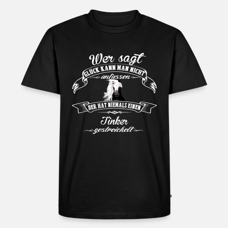 Tinker Glück - Männer Premium Bio T-Shirt - Schwarz