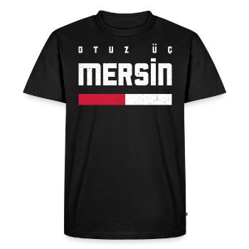 Mersin 33 Turkey Turkiye Gift Holiday TR Turk - Men's Premium Organic T-Shirt - black - Front - Nico (187cm)