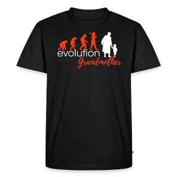 Grandmother Evolution Designers Edition - Men's Premium Organic T-Shirt - black - Front - Nico (187cm)