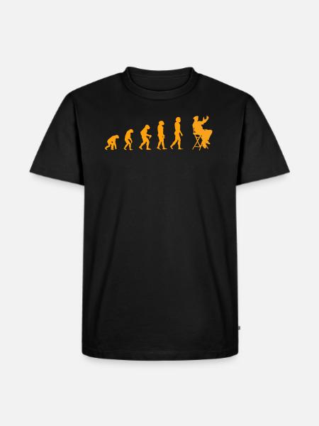 Directeur Evolution Yellow - T-shirt Premium bio Homme - noir