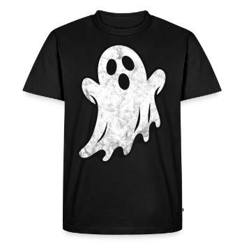 Fantôme - T-shirt Premium bio Homme - noir - Devant - Nico (187cm)