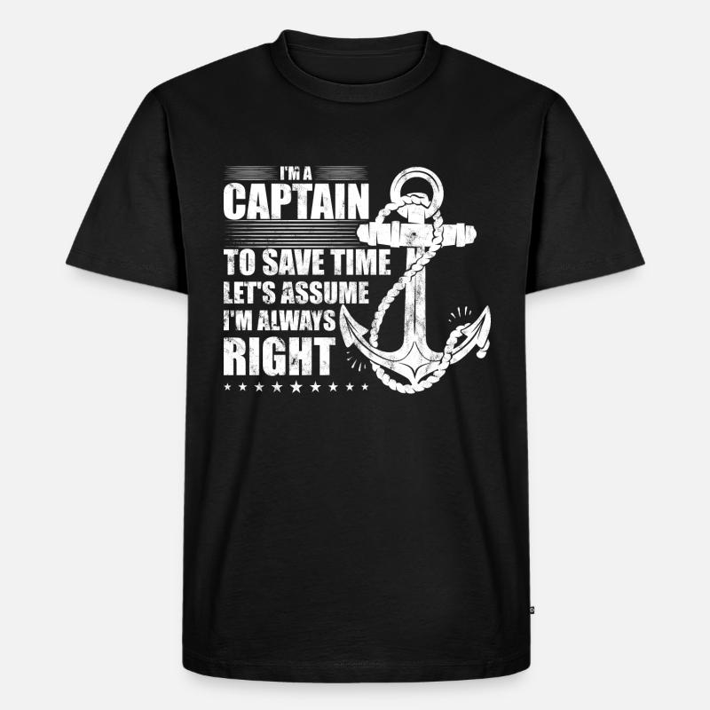 Schlepper Schleppboot Tug Life - Männer Premium Bio T-Shirt - Schwarz