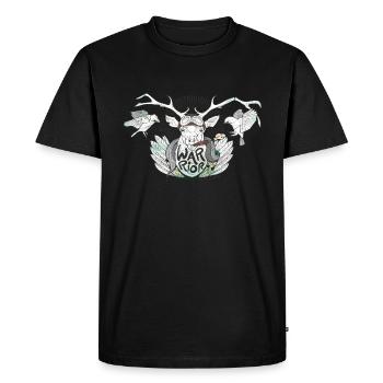 Warrior stag - T-shirt Premium bio Homme - noir - Devant - Nico (187cm)