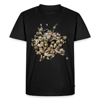 Le sucre adoucit notre quotidien - T-shirt Premium bio Homme - noir - Devant - Nico (187cm)