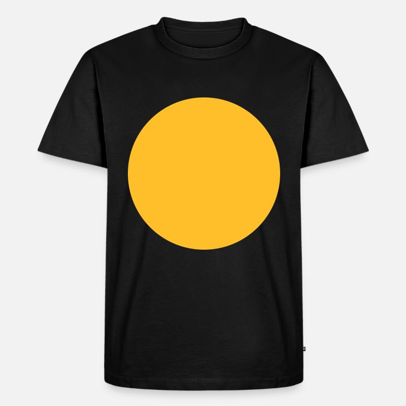 Kugel Geometrie - Männer Premium Bio T-Shirt - Schwarz