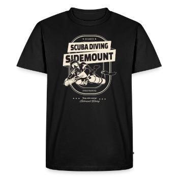 Plongée sous-marine Sidemount Cadeau no limits - T-shirt Premium bio Homme - noir - Devant - Nico (187cm)