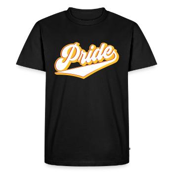Fierté | Couleurs changeantes - T-shirt Premium bio Homme - noir - Devant - Nico (187cm)