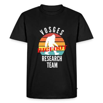 VOSGES BIGFOOT RESEARCH TEAM - T-shirt Premium bio Homme - noir - Devant - Nico (187cm)