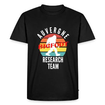 AUVERGNE BIGFOOT RESEARCH TEAM - T-shirt Premium bio Homme - noir - Devant - Nico (187cm)