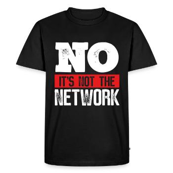 Network Engineer Its not the Computer Server - Männer Premium Bio T-Shirt - Schwarz - Vorne - Nico (187cm)