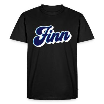 Finn | Colors changeable - Men's Premium Organic T-Shirt - black - Front - Nico (187cm)
