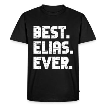 Meilleur cadeau rétro Elias jamais dit anniversaire - T-shirt Premium bio Homme - noir - Devant - Nico (187cm)