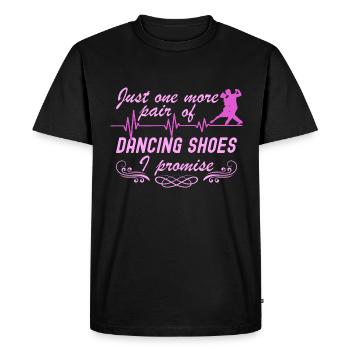 Danse Slogan Ballroom Couple Dance Dance Floor - T-shirt Premium bio Homme - noir - Devant - Nico (187cm)
