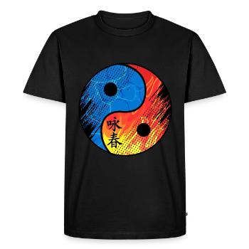 Wing Chun - T-shirt Premium bio Homme - noir - Devant - Nico (187cm)