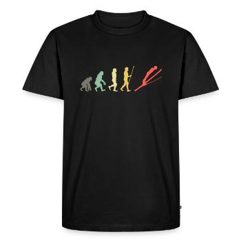 Saut à ski saut à ski saut à ski - T-shirt Premium bio Homme - noir - Devant - Nico (187cm)