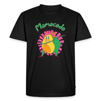 Dubbing Mamacado drôle avocat Enceinte - T-shirt Premium bio Homme - noir - Devant - Nico (187cm)