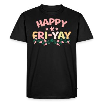 Humor Friday Teacher Weekend - Men's Premium Organic T-Shirt - black - Front - Nico (187cm)