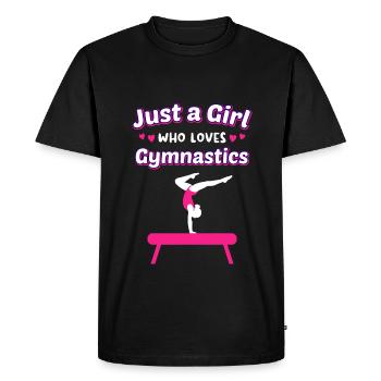 Gymnastics Floor gymnastics Acrobatics Gymnastics Gymnastics - Men's Premium Organic T-Shirt - black - Front - Nico (187cm)