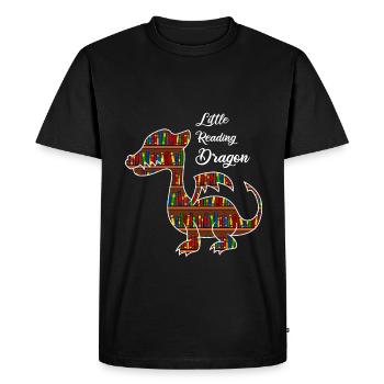 Books Read Bookworm Bookworm Reading Fan - Men's Premium Organic T-Shirt - black - Front - Nico (187cm)